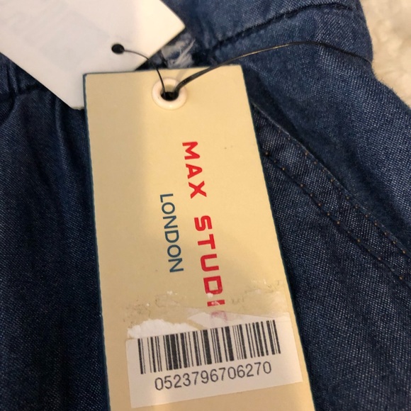 MAX STUDIO Odette “Denim” Shorts, NWT, size 6 - Picture 5 of 6